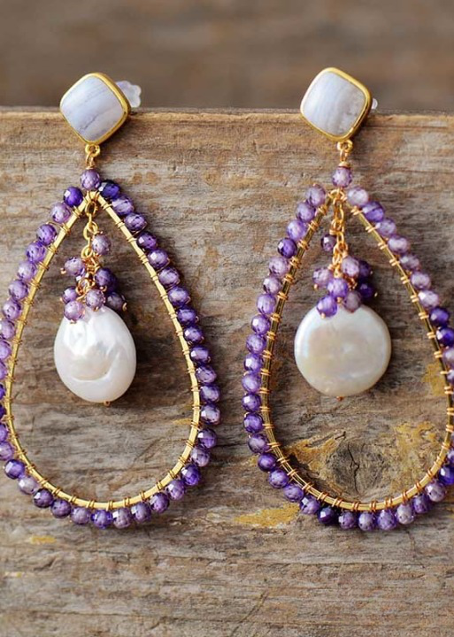 Beaded Earrings Boho Style