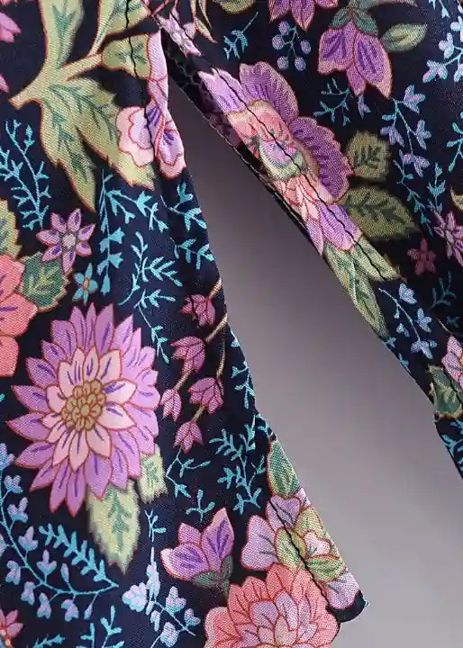 Beautiful Floral Boho Belted Kimono