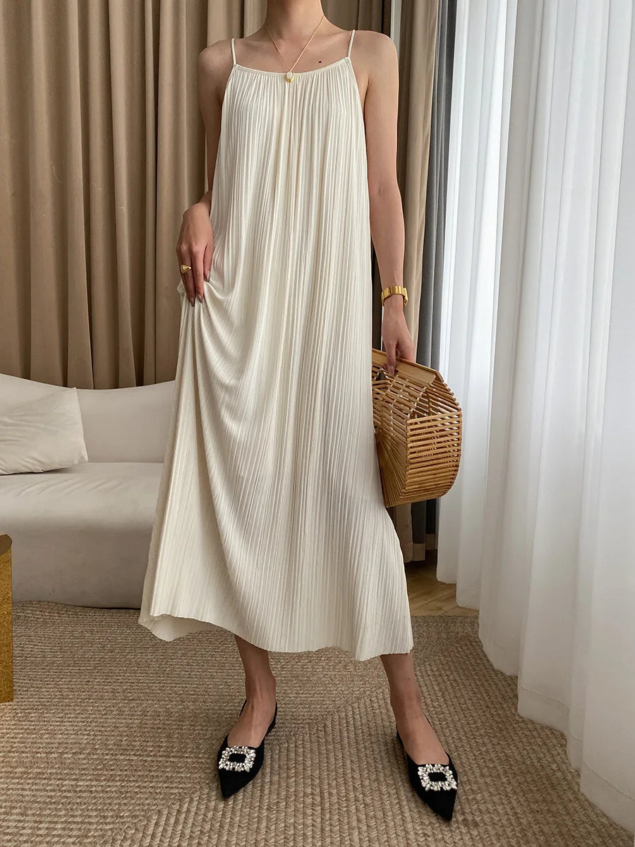 Beige Boho Maxi Dress
