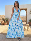 Blue Maxi Dress Boho