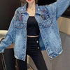 Boho Jacket Denim Cartoon