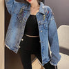 Boho Jacket Denim Cartoon