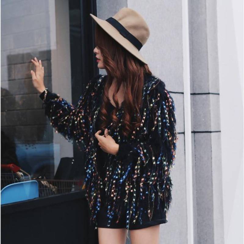 Boho Jacket Fringe Cardi