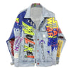 Boho Jacket Graffiti Denim