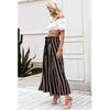 Boho Beachy Stripes Pants Palazzo