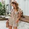 Romper Boho Short with Knots