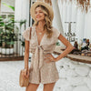 Romper Boho Short with Knots