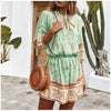 Boho Romper Short Jumper with pattern