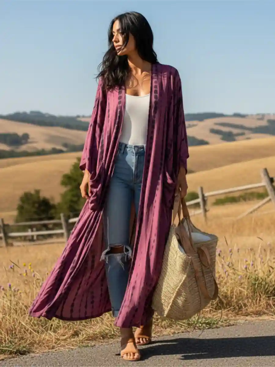 Bohemian Beach Cover-Up Kimono