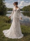 Bohemian Lace Wedding Dress
