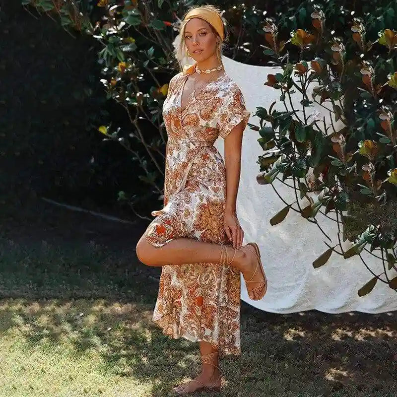 Bohemian Midi Dress