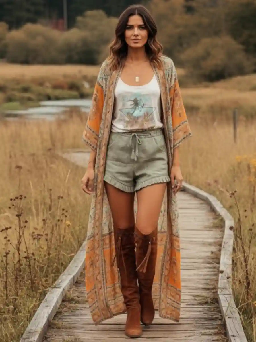 Bohemian Summer Kimono
