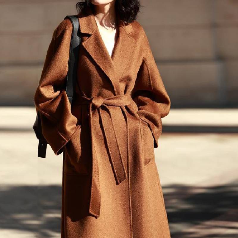 Long Jacket Boho Cashmere double-faced