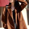 Long Jacket Boho Cashmere double-faced