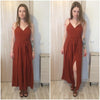 Boho Chic Onsie -Spaghetti Strap rusty red