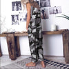 Boho Romper Camo Chic Drop-Crotch Jumpsuit