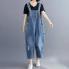 Boho Romper Denim Overalls Oversize