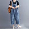 Boho Romper Denim Overalls Oversize