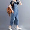 Boho Romper Denim Overalls Oversize