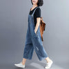 Boho Romper Denim Overalls Oversize