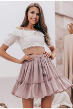 Boho Airy Mini Skirt Apoline