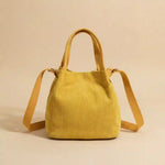 Boho Bag Bucket Canvas Drawstring