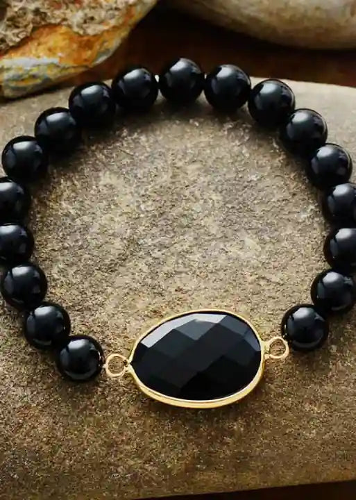 Boho Bead Stretch Bracelet