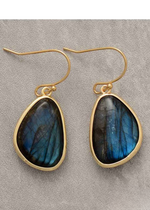 Boho Beaded Hoop Earrings