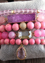 Boho Beaded Wrap Bracelet for Womens