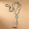 Boho Beads Necklaces Natural Stone