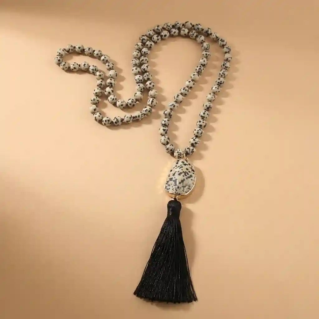 Boho Beads Necklaces Natural Stone