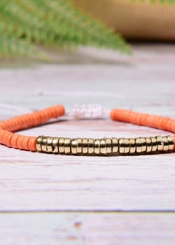 Boho Bracelet - Colorful Shell Gold