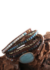 Boho Bracelet - Crystal and Natural Stones