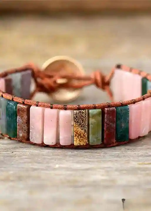 Boho Bracelet - Natural Stone
