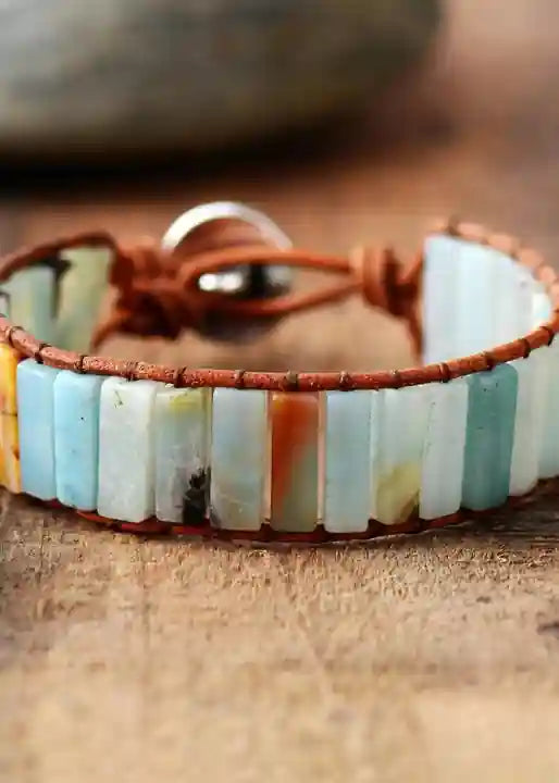 Boho Bracelets - Blue Amazonite