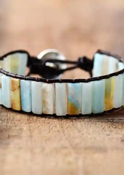 Boho Bracelets - Blue Amazonite