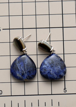 Boho Chic Earrings - Natural Stone