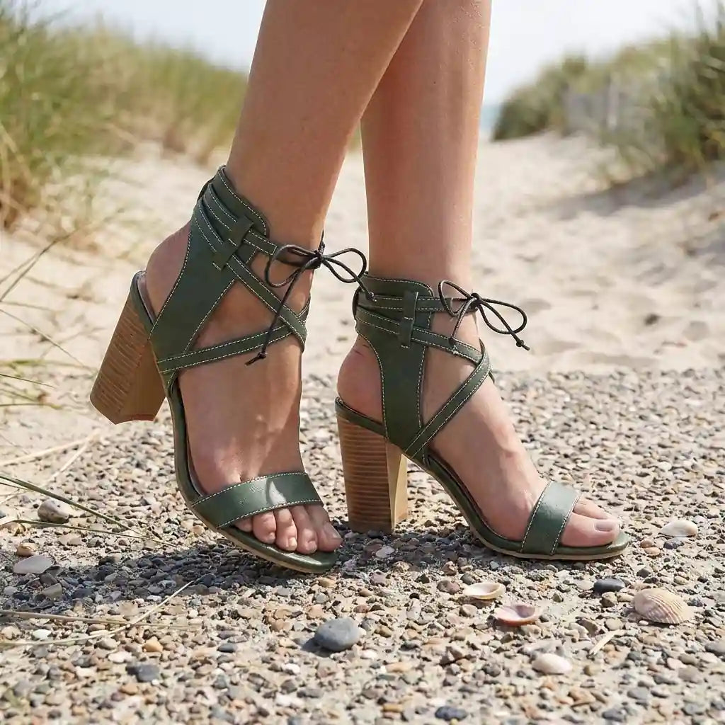 Boho Chic Heeled Sandals