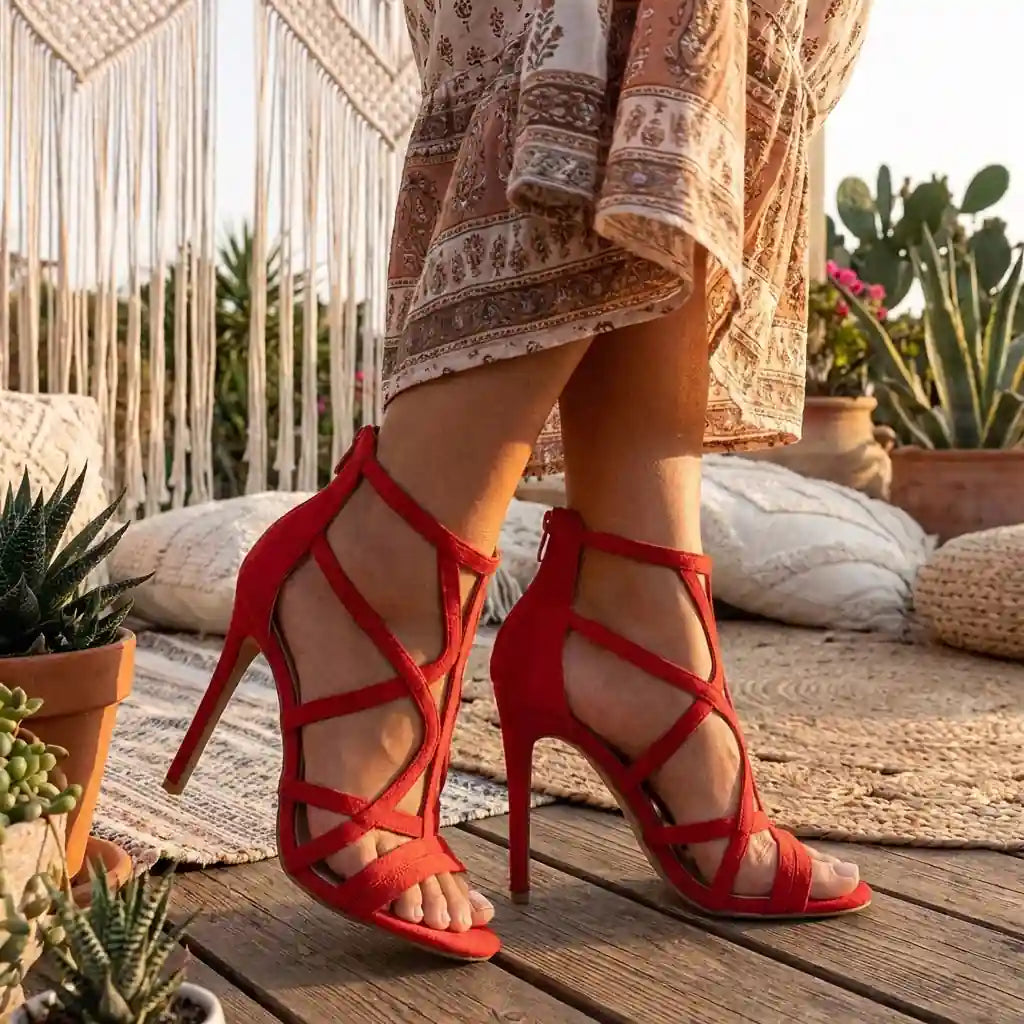 Boho Chic High Heels