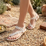 Boho Chic Sandals Daisies