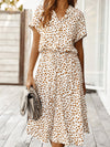 Boho Chic White Midi Dress