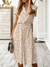 Boho Chic White Midi Dress