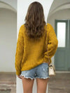 Boho Chic Yellow Knit Pullover
