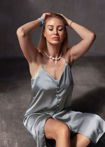 Boho Choker Necklace - White Puka Shell