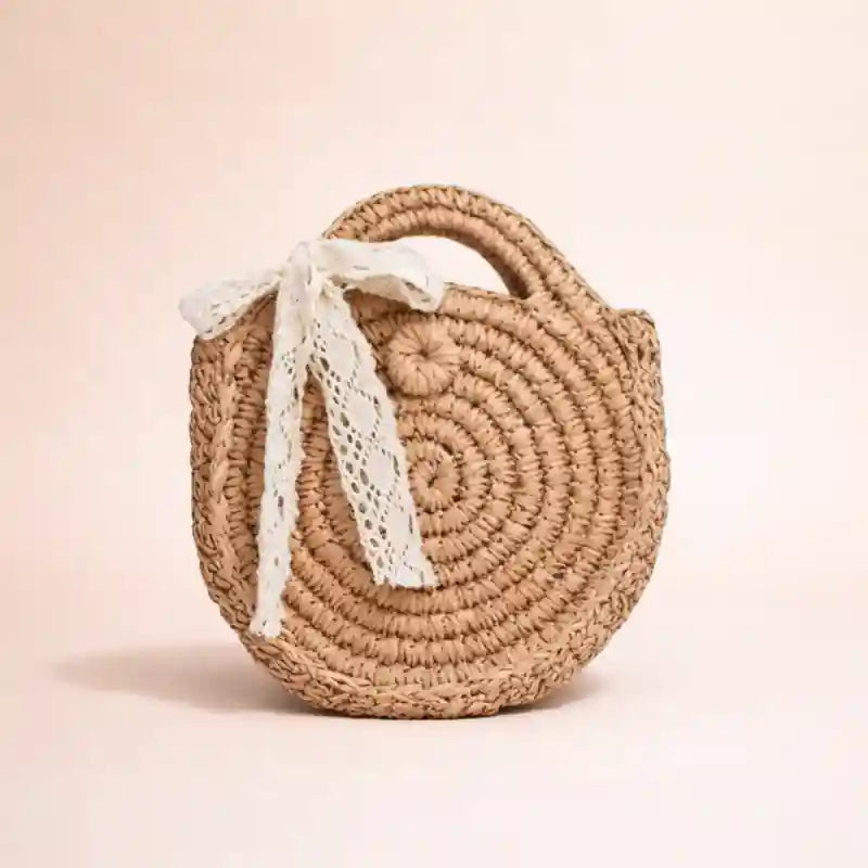 Boho Crossbody Straw Bags