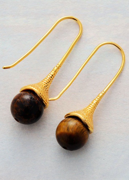 Boho Dangle Gold Earrings