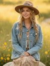 Boho Denim Jacket