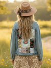 Boho Denim Jacket