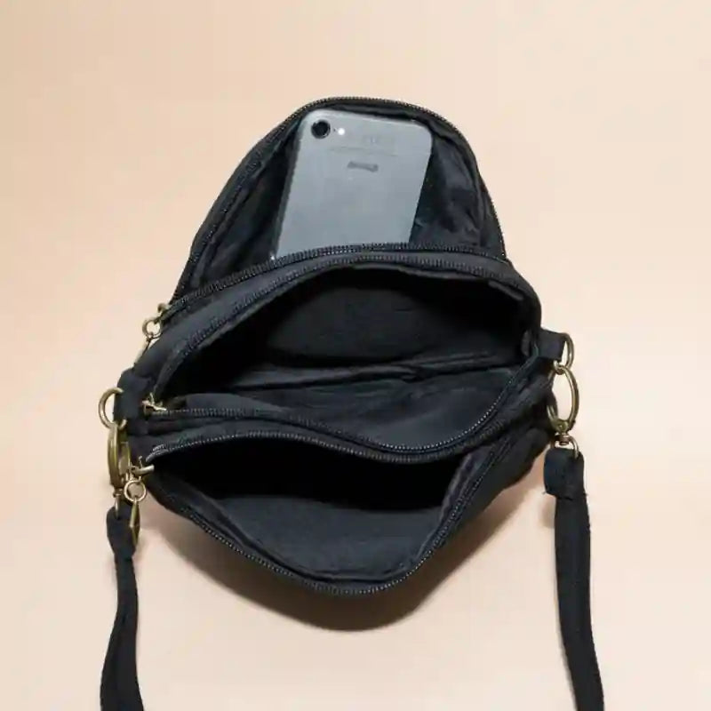 Boho Embroidered Crossbody Bag