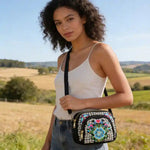 Boho Embroidered Crossbody Bag